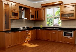 Nội thất tủ bếp gỗ óc chó: Mang đến sự tiện nghi và đẳng cấp