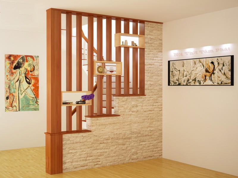 07 Mẫu Vách Ngăn Phòng Khách Bằng Gỗ Đẹp Và Sang Trọng