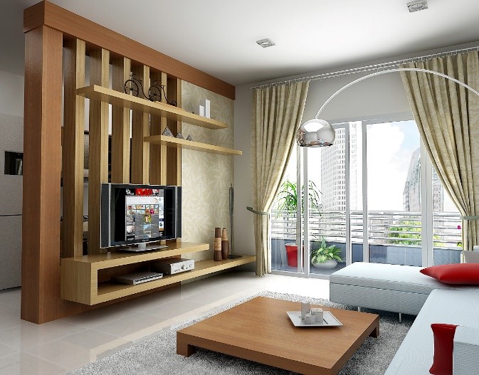 07 Mẫu Vách Ngăn Phòng Khách Bằng Gỗ Đẹp Và Sang Trọng