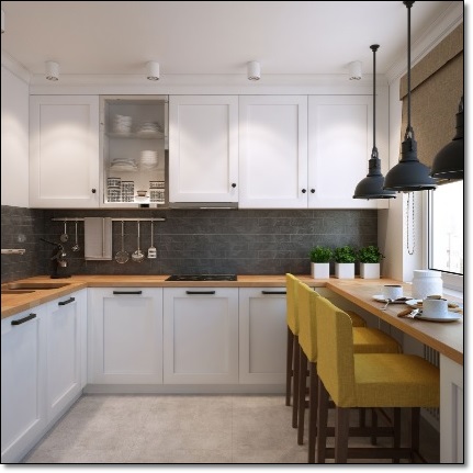 Những Mẫu Tủ Bếp Chữ U Đẹp Cho Căn Hộ Chung Cư