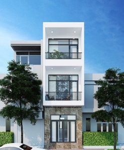 Nguyên tắc vàng thiết kế nhà đẹp mặt tiền hẹp