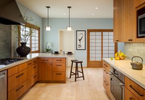 Cách tạo không gian nhà bếp sạch sẽ gọn gàng kiểu Nhật